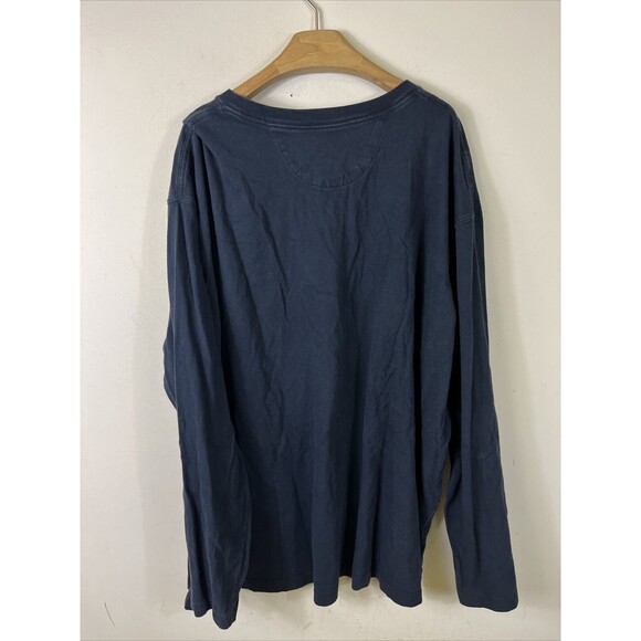 Duluth Trading Co Relaxed Fit Long Tail T-shirt Black Size 2XL L/S Pocket - Picture 3 of 6